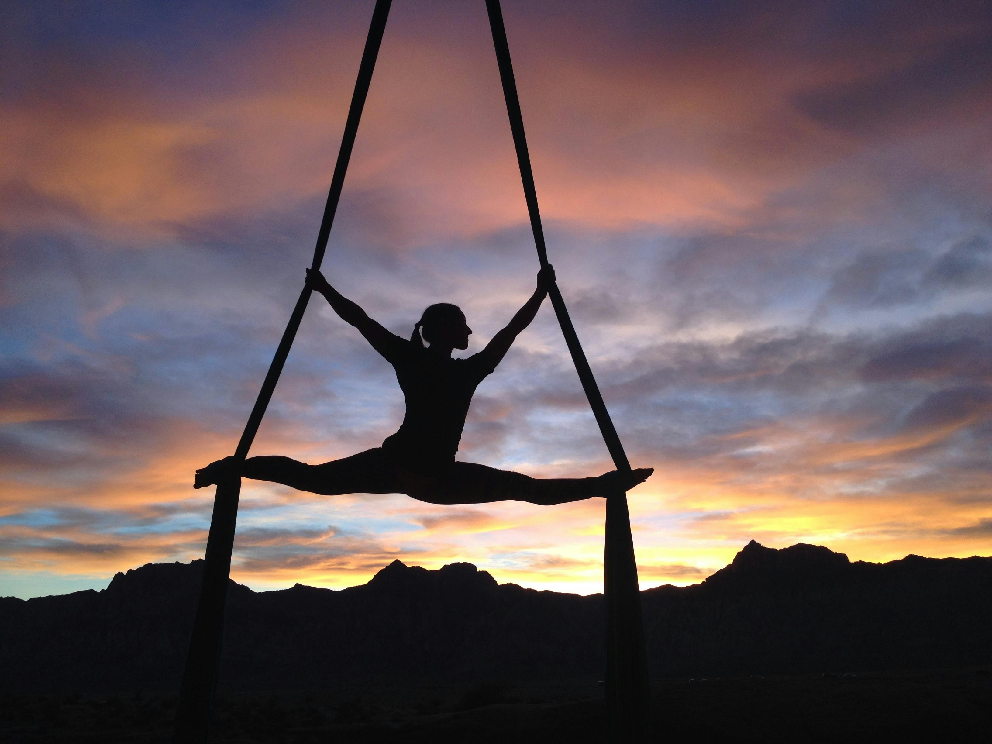 Personne faisant du yoga